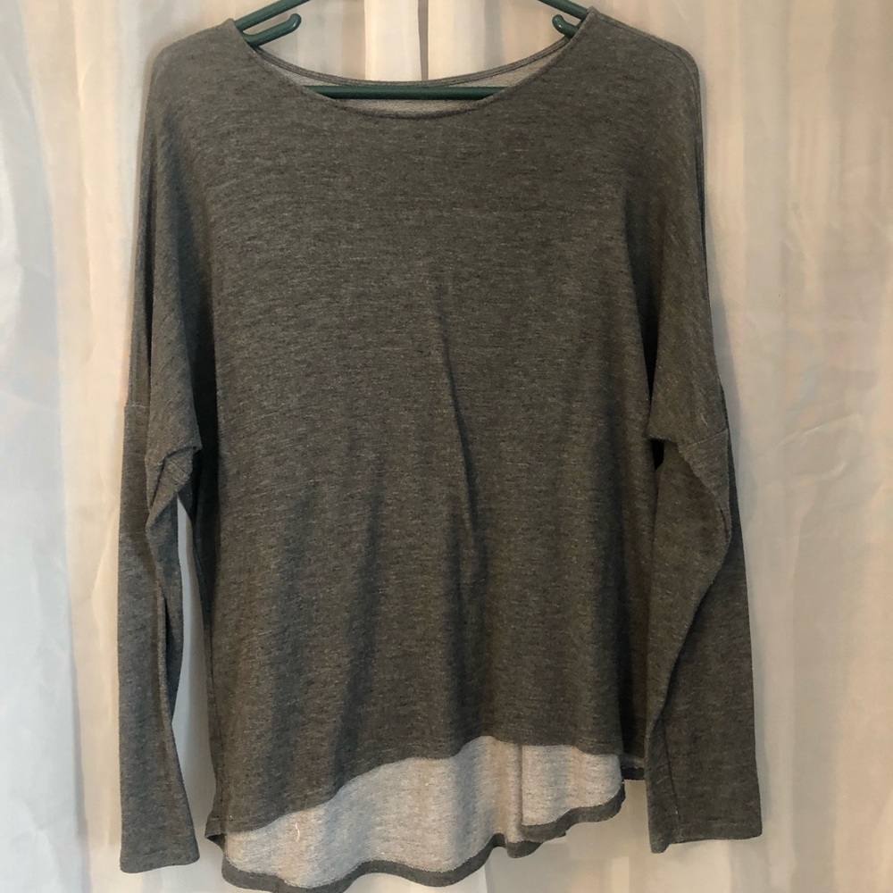 Gray shirt